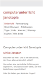 Mobile Screenshot of janotopia.de
