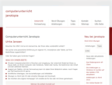 Tablet Screenshot of janotopia.de